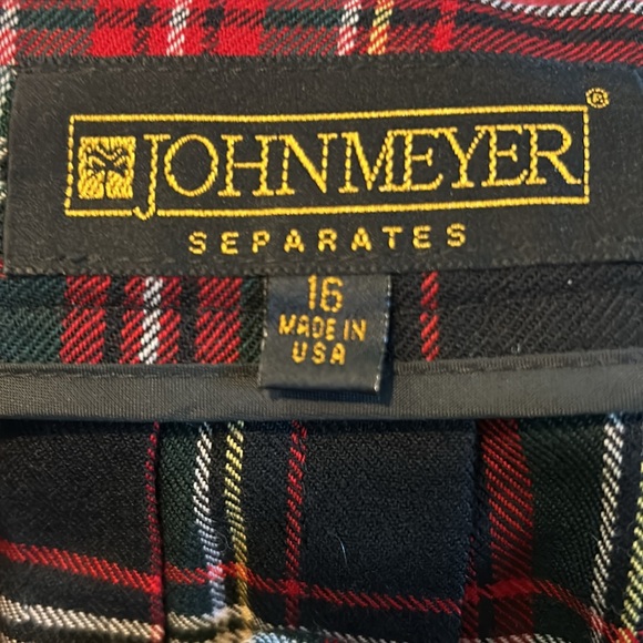 Vintage John Meyer 100% Wool Kilt Size 16 - Picture 4 of 6